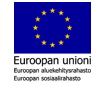 Euroopan aluekehitysrahaston logo.